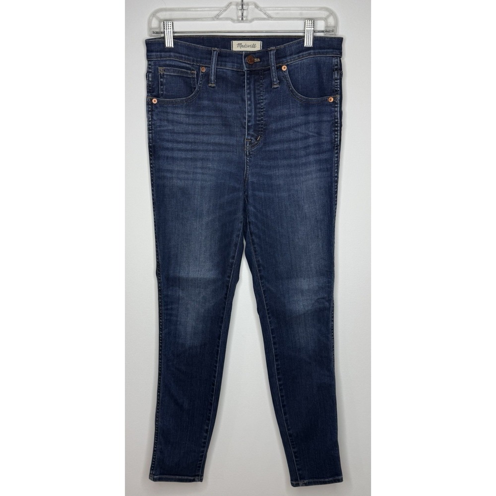 Madewell Jeans Women's 28 High Rise Skinny Blue Medium Wash Stretch Denim